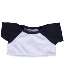 8" Baseball T-Shirt w/Black Sleeves