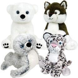 16" Arctic Animals Four Pack<br>* Includes Stuffing