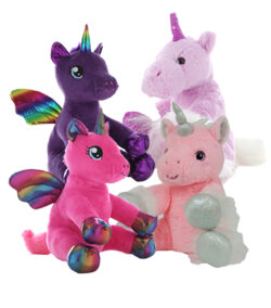 8" Unicorn Four Pack <br>* Includes Stuffing *