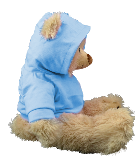 16" Blue Hoodie - Image 2