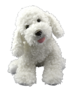 16" White Poodle