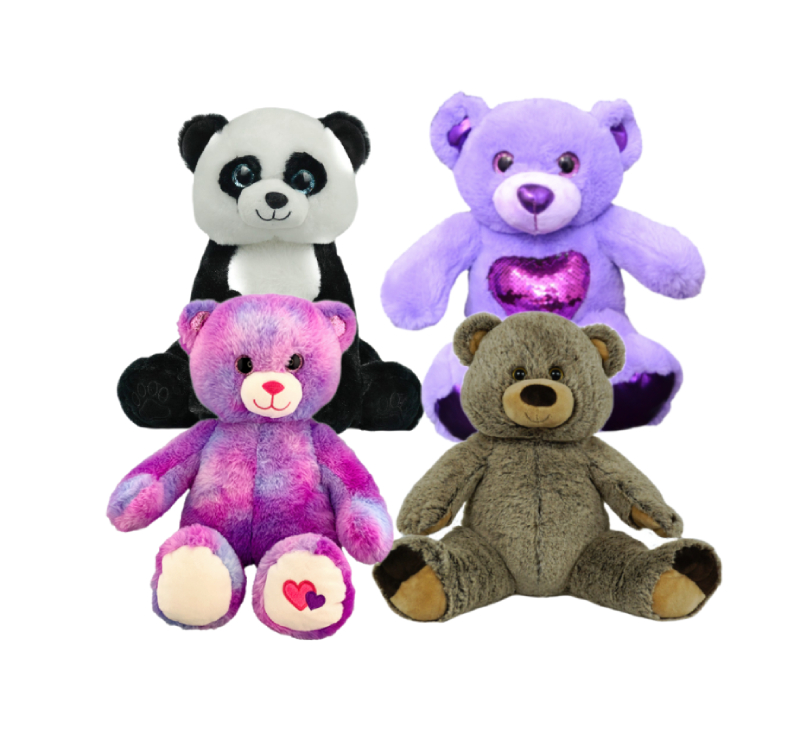 16" Circus Bear Four Pack<br>* Includes Stuffing