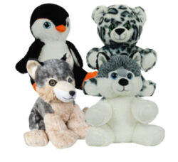 8" Arctic Animals Four Pack <br> *Includes Stuffing*