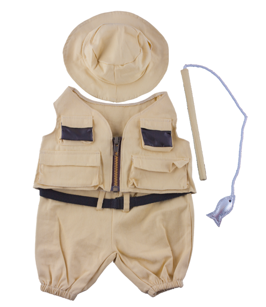 Fisherman's Outfit for Stuffed Animals