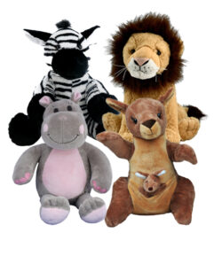 16" Zoo Animal Four Pack<br>* Includes Stuffing *<br/>