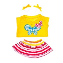 16" Butterfly Outfit w/Hair Bows