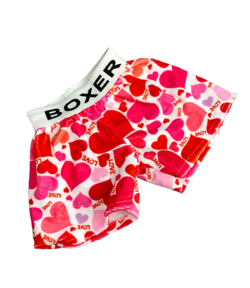 16" Red Hearts Boxers