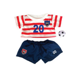16" Red Soccer Outfit