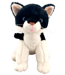 16" Salt and Pepper Cat