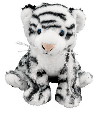 8" White Tiger