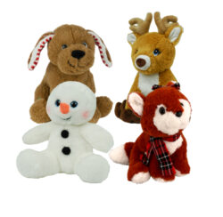 8" Holiday Friends Four Pack-<br>* Includes Stuffing *