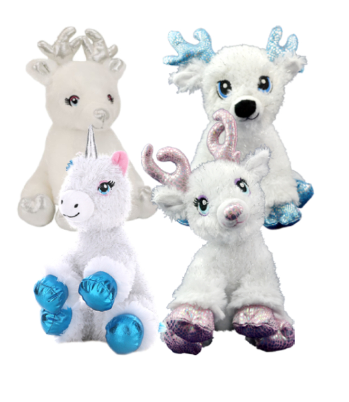 8" Winter Friends Four Pack<br>* Includes Stuffing *