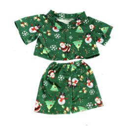 8" Santa & Snowmen Pj's