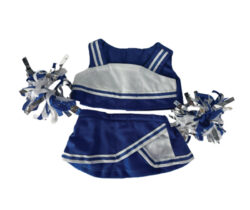 16″ Navy & White Cheerleader