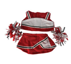 16″ Red & White Cheerleader