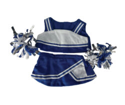 16″ Royal & White Cheerleader