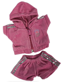 8" Pink Jogging Suit