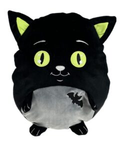 14" Boo the Black Cat Squishie <br>with glow in the dark eyes<br>*Stuffing Included* - Kit